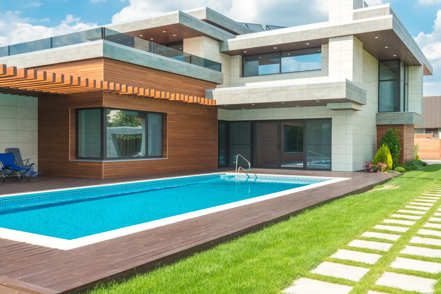 Swimming pool built in Sackville North, NSW